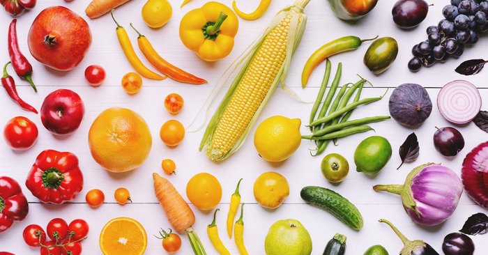 ตัวอย่าง "ผักผลไม้" 5 กำมือ 5 สีที่ควรกินในแต่ละวัน