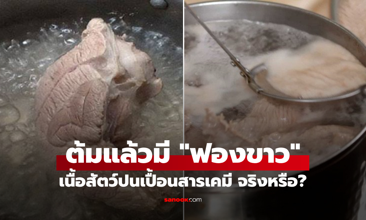 น้ำต้มเนื้อสัตว์มี "ฟองขาว" ปนเปื้อนสารเคมีจริงหรือ แล้วควรใส่เนื้อตอนน้ำเย็นหรือน้ำเดือด?