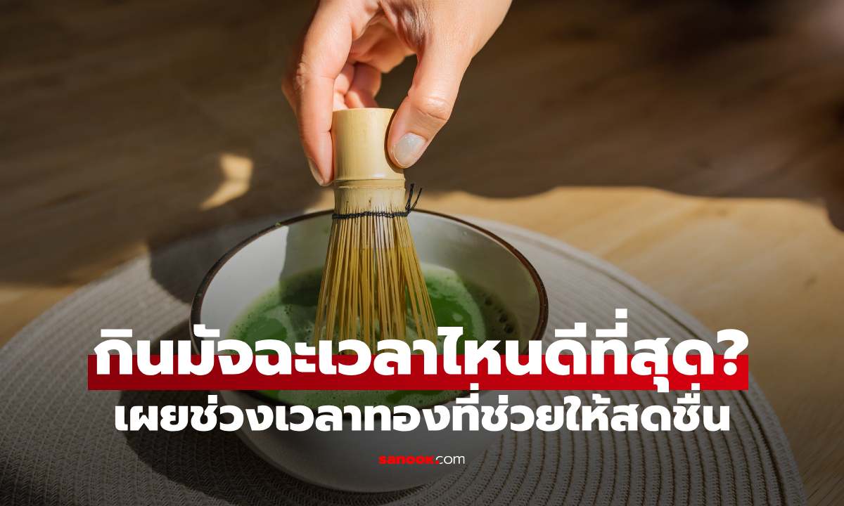 กินมัจฉะเวลาไหนดีที่สุด? เผยช่วงเวลาทองที่ช่วยให้สดชื่น เผาผลาญดี และไม่รบกวนการนอน