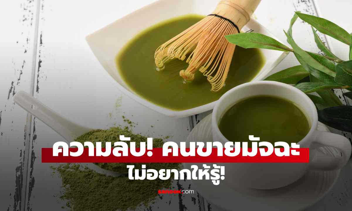 ภาพเรื่องที่คนขายมัจฉะไม่อยากให้รู้! แพงกว่า 10 เท่า แต่สิ่งนี้กลับเหมือนกัน