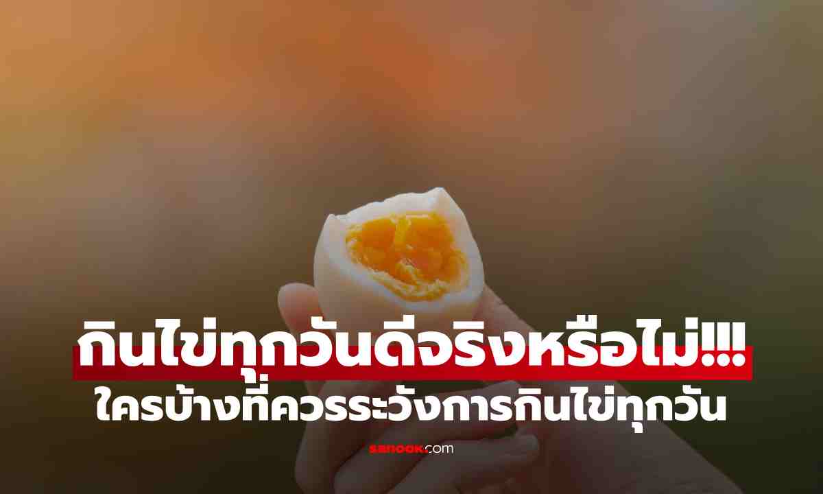 กินไข่ทุกวันต้องกังวลเรื่องคอเลสเตอรอลแค่ไหน รู้ความจริงก่อนเลิกกินไข่แดง