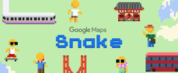 Google Maps อัพเดตใหม่ เพิ่มเกมงู “Snake” ให้เล่นบนแผนที่