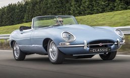 Jaguar เผยโฉม E-Type Zero รถยนต์ไฟฟ้าสไตล์คลาสสิกสุดสวย วิ่งได้ไกล 270 กม.