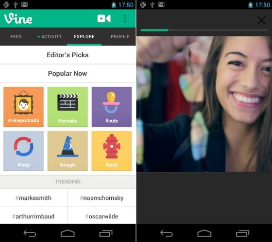 แค่สัปดาห์เดียว Vine แซง Ig ไปแล้ว Vine