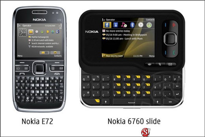 โนเกียเปิดตัว Nokia E72 and Nokia 6760 slide
