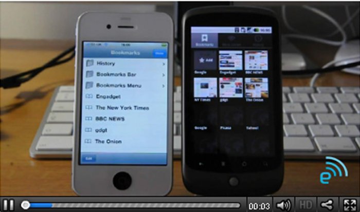 ผลทดสอบ Android 2.2 ทิ้งห่าง iOS 4