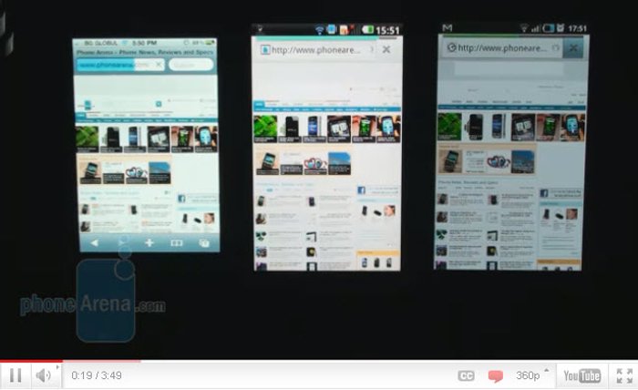 เทียบกันชัดๆ บราวเซอร์ใครดีกว่าระหว่าง LG Optimus 2X, iPhone 4 และ Samsung Galaxy S