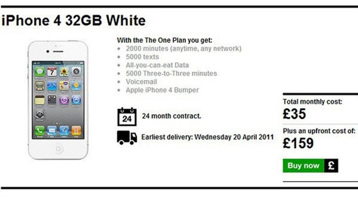 นั้นไงหลักฐานโผล่! iPhone 4 สีขาวอาจวางขายวันที่ 20 เมษายนนี้!?