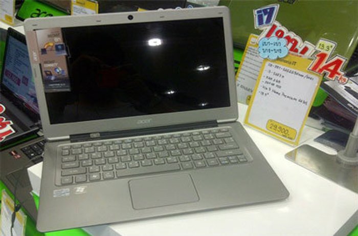 Acer Aspire S3 Ultrabook เครื่องแรกพร้อมจำหน่ายในบ้านเราแล้ว