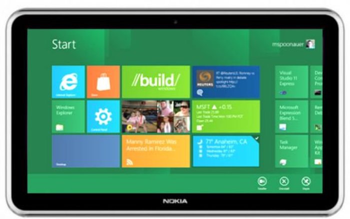 Nokia ฝรั่งเศส เผย แท็บเล็ต (Tablet) Windows 8 มามิถุนายน ปีหน้า