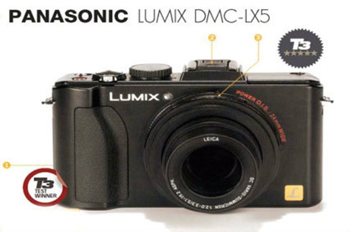 PANASONIC LUMIX DMC-LX5 สุดยอดกล้องคอมแพคท์