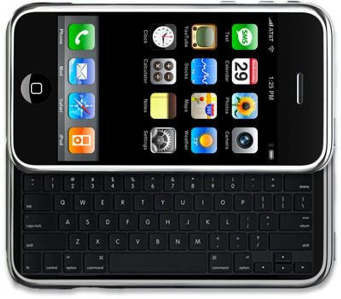 Apple อยากให้ iPhone มีคีย์บอร์ดด้วย?