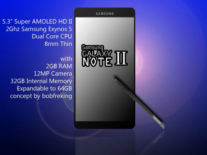 Samsung Galaxy Note 2 จะเปิดตัวกันยายนนี้ พร้อมสเปคหลุด!?