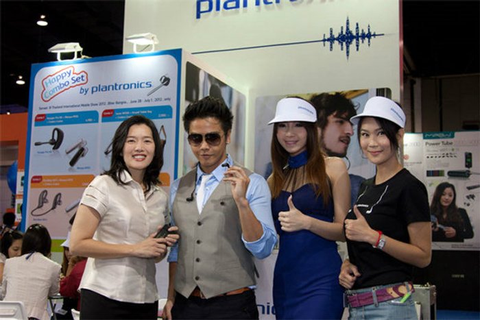 บู๊ท Plantronics เตรียม เสริฟเมนูใหม่ให้คุณในงาน Mobile Show 2012