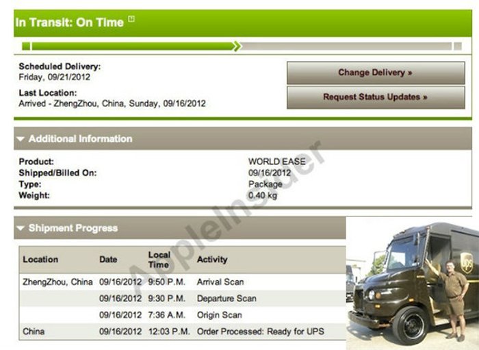 iPhone 5 เดินทางออกจากประเทศจีนแล้ว