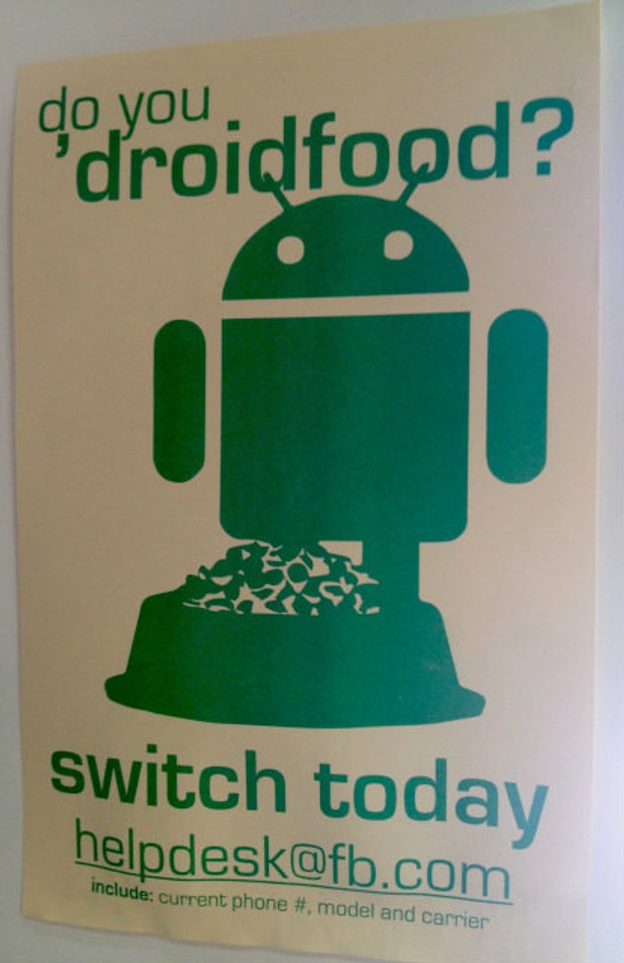 Facebook หนุนพนักงานให้ใช้ Android
