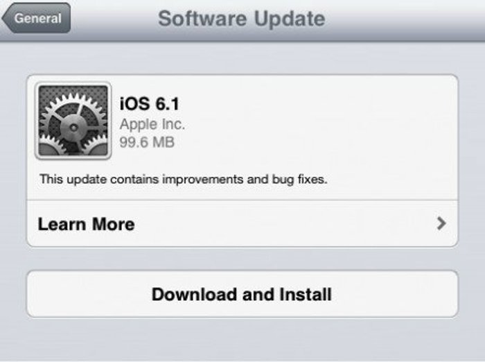 คลอดแล้วจ้า "iOS 6.1" รองรับ LTE, ใช้งาน Siri ดีขึ้น ฯลฯ