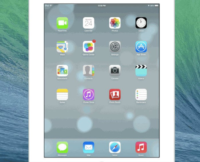 ชมกันชัดๆ หน้าตาของ iOS 7 บน iPad