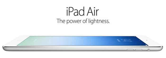iPad Air เปิดตัวแล้ว ! ใช้ชิป Apple A7 เบาสุดเพียง 469 กรัม