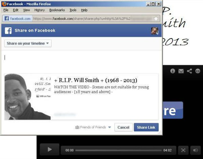 เตือนภัย!! ข่าวข้อความหลอกลวงเรื่องคนดังเสียชีวิต R.I.P ใน Facebook