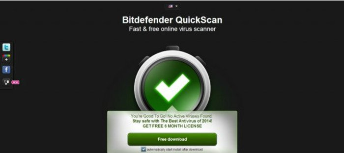 Bitdefender สแกนไวรัสออนไลน์ สะดวกใช้ ไม่เสียเงิน