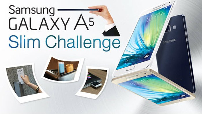 ลุ้นรับ Samsung Galaxy A5 ไปใช้แบบฟรีๆ กับ GALAXY A5 Slim Challenge