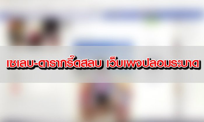 เซเลบ-ดารากรี๊ดสลบ เว็บเพจปลอมระบาด งัด "กม.คอมพ์" กำราบ
