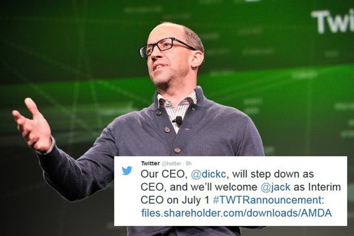 Dick Costolo CEO ของ Twitter ลาออกแล้ว