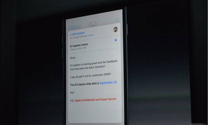 Apple ซุ้มเงียบปล่อย Mac OS El Capitan ให้อัพเกรด 30 กันยายนนี้
