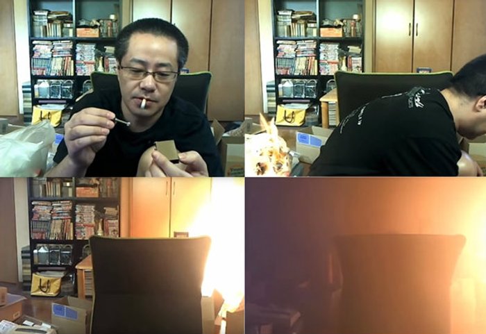อุทาหรณ์ถ่ายทอดสดจาก YouTube จะดูดบุหรี่ในห้อง ควรระวัง !!