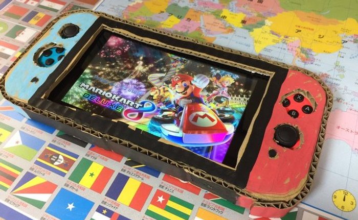 คุณพ่อเซอร์ไพรส์ ลูกชายที่สร้าง Nintendo Switch จากกระดาษ ด้วยเครื่องของจริง