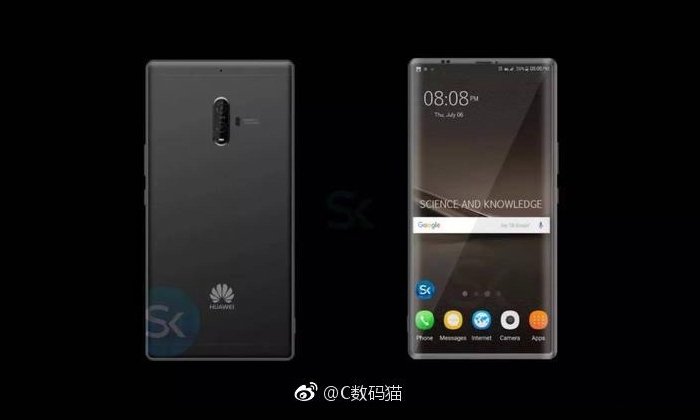 Mate 10 เผยเรนเดอร์พร้อมสเปก! พบมาพร้อมจอไร้ขอบ 5.8 นิ้ว กล้องคู่ 34 ล้าน
