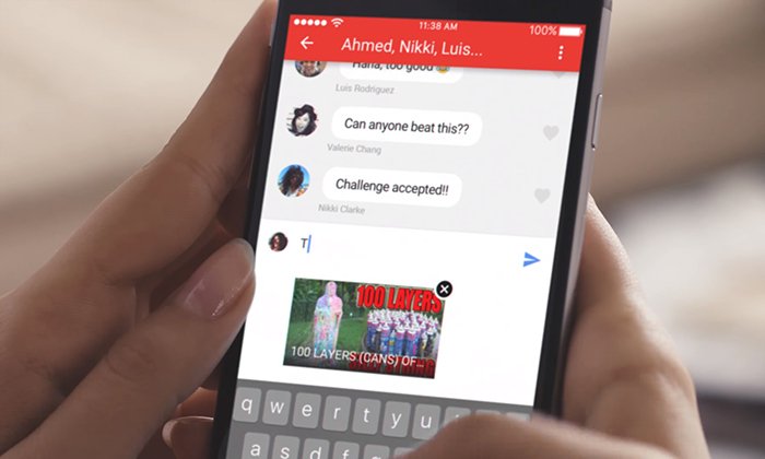 YouTube เพิ่มฟีเจอร์ Chat พูดคุยและแชร์วีดีโอใน Apps ได้