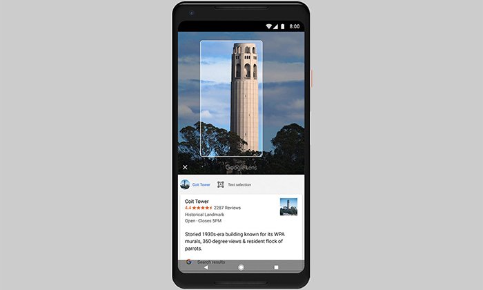 Google Lens โปรแกรม AR บอกสถานที่ชื่อดัง เตรียมปล่อยให้กับมือถือ Android ทั่วไปเร็วๆ นี้