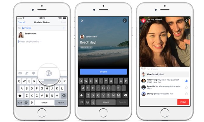 สวัสดีชาว Facebook… Facebook เริ่มเปิดทดสอบให้คนทั่วไปสามารถถ่ายทอดสดผ่านวิดีโอ (ในอเมริกา)