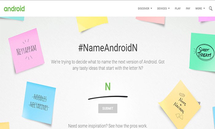 Android N ชื่ออะไรดี ? Google เค้าขอให้ช่วย