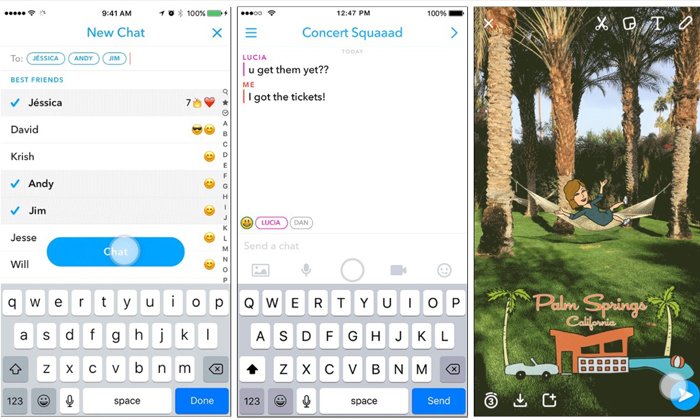 Snapchat เพิ่มฟีเจอร์แชทกลุ่มสูงสุด 16 คน