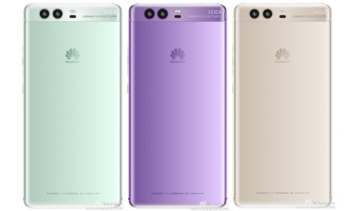 หลุดภาพ Huawei P10 สีใหม่เขียวและม่วง คาด จะแพงขึ้นกว่ารุ่นเดิม