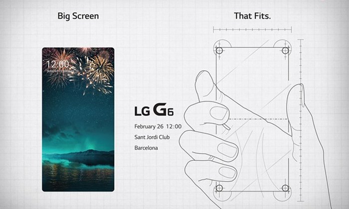 เผยภาพ Teaser LG G6 ที่แสดงให้ถึงหน้าจอใหญ่แต่ถือง่าย