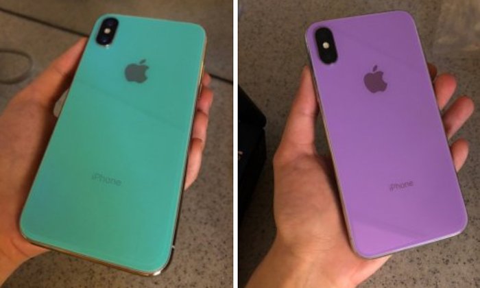 ไปไงมาไง! ภาพหลุดไม่ยืนยัน iPhone XS สีม่วงและสีเขียว
