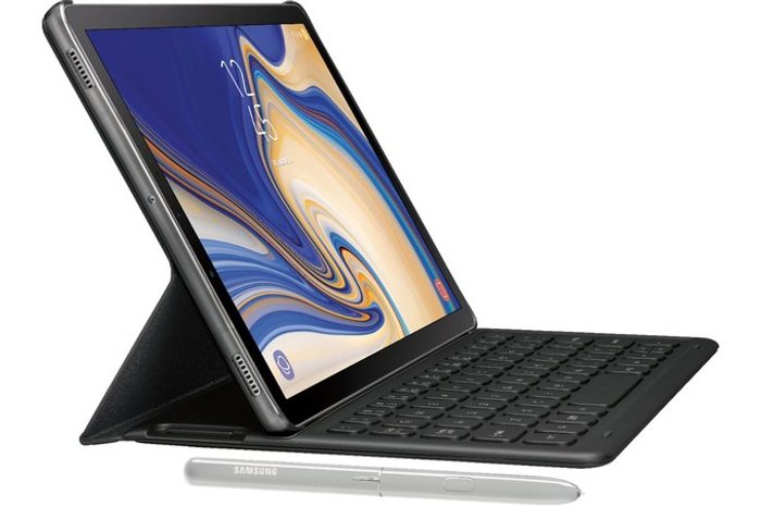 เผยภาพ "Samsung Galaxy Tab S4" รุ่นใหม่ ขอบจอบางขึ้น พร้อมปากกาและคีย์บอร์ด