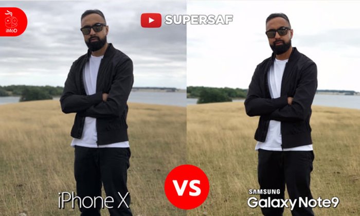 เปรียบเทียบกล้อง Galaxy Note 9 กับ iPhone X
