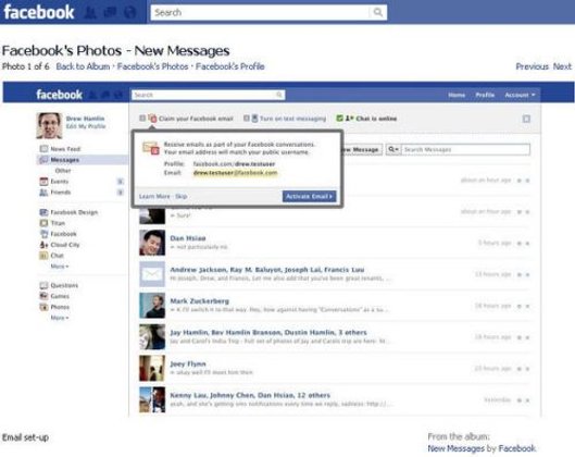 Facebook Messages เพชรฆาต Gmail