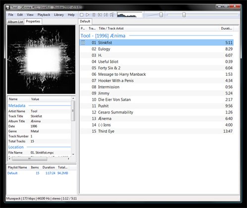 foobar2000 1.1.2 Beta 3
