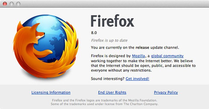 Firefox 8 มาแล้ว