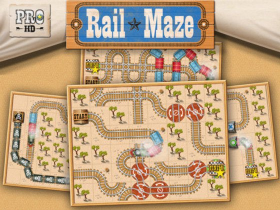 Appfree!! แข่งความเป็นเทพด้านการสับรางรถไฟกับเกม Rail Maze Pro แจกฟรีบน iPhone และ iPad