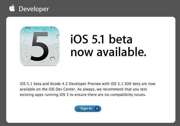 Apple ปล่อย iOS 5.1 beta ให้นักพัฒนาทดสอบแล้ว แต่เผลอหลุดรหัส iPad 2 โมเดลใหม่ติดมาด้วย!