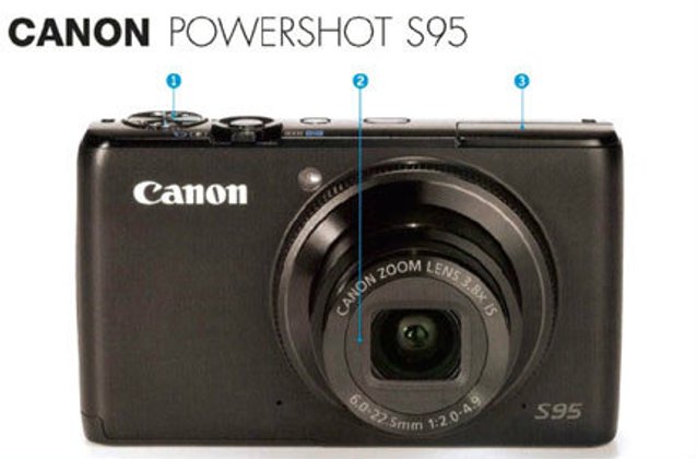 CANON POWERSHOT S95 สวยสะดุดตาและเพียบด้วยฟีเจอร์