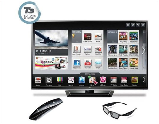 LG PM4700 3D PLASMA TV ฟังก์ชัน Smart TV เพื่อชีวิตออนไลน์สมบูรณ์แบบ