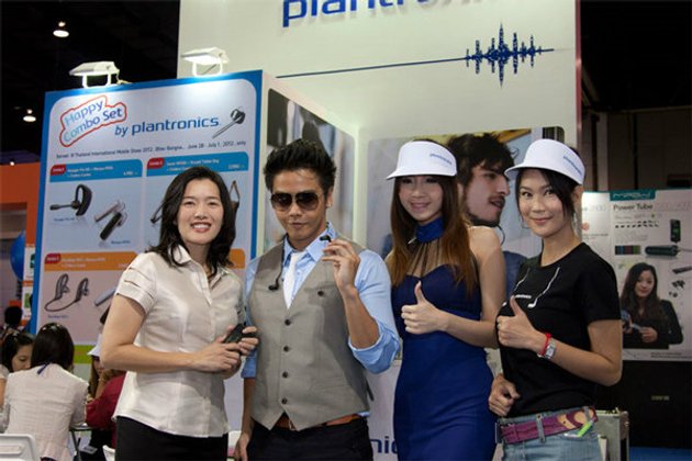 บู๊ท Plantronics เตรียม เสริฟเมนูใหม่ให้คุณในงาน Mobile Show 2012
